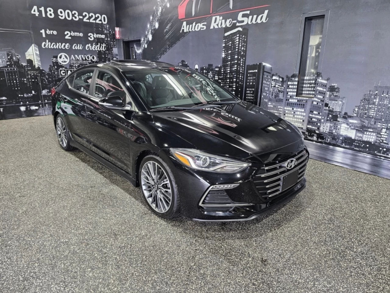 2018 Hyundai Elantra SPORT 1.6 TURBO AUTOMATIQUE CUIR TOIT AVEC 53 300K Main Image