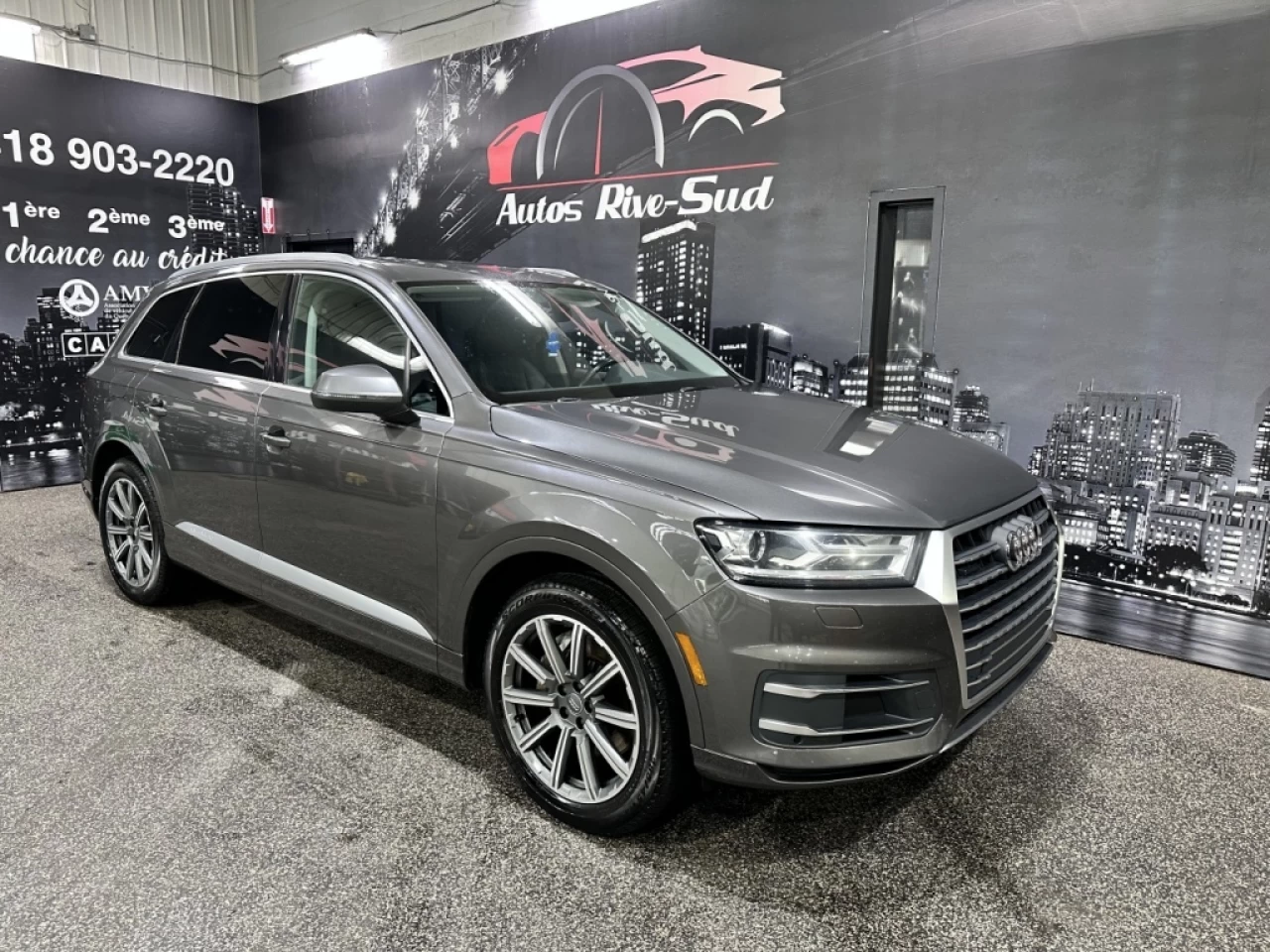 2018 Audi Q7 KOMFORT TOIT PANO CUIR SEULEMENT 140 800KM Image principale