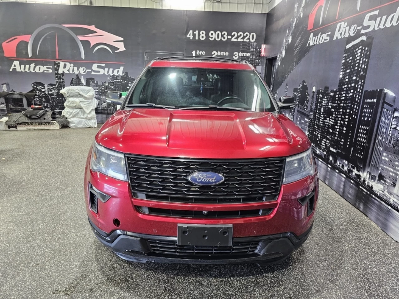 2018 Ford Explorer SPORT AWD 3.5L ECOBOOST TOIT CUIR AVEC 169 400KM Image principale