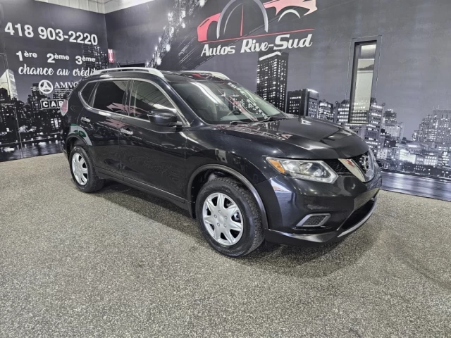 Nissan Rogue S AWD CAMERA  A/C AVEC 155 600KM 2016