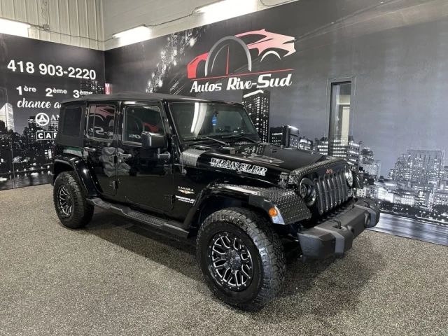 Jeep Wrangler JK Unlimited Sahara 4X4 TRÈS PROPRE SEULEMENT 89 600KM 2018