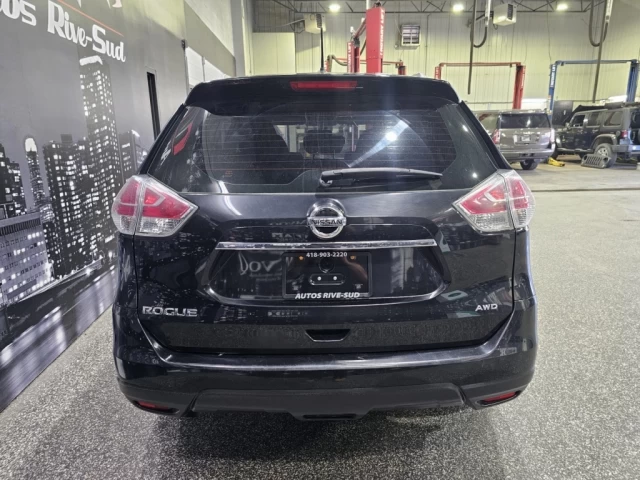 Nissan Rogue S AWD CAMERA  A/C AVEC 155 600KM 2016