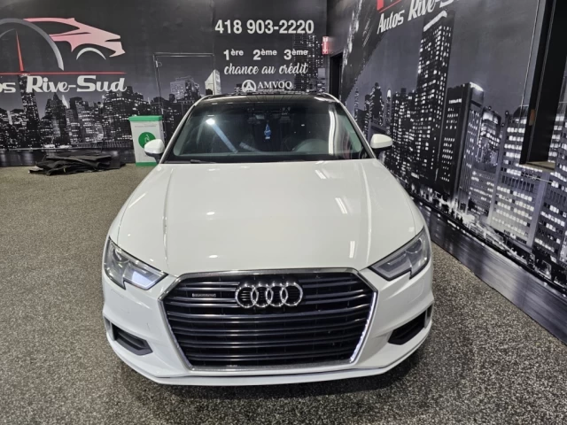 Audi A3 berline PROGRESSIV AWD 2.0T TOIT PANO SEULEMENT 116 500KM 2018