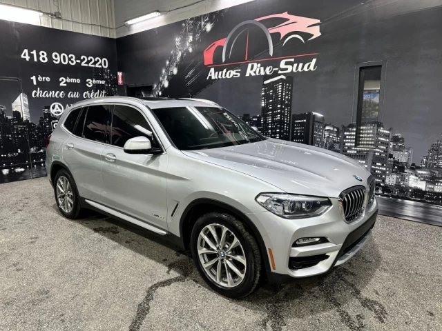 BMW X3 xDrive30i FULL LOAD TOIT CUIR GPS SEULEMENT 85 200 2018