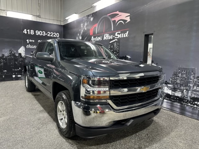 Chevrolet Silverado 1500 LT 4X4 5.3L CREW CAB SEULEMENT 137 500KM 2018