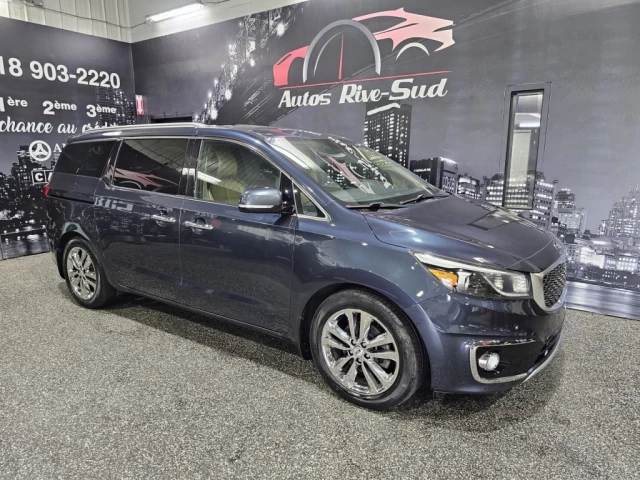 Kia Sedona SXL V6 FULL LOAD CUIR TOIT SEULEMENT 142 700KM 2017