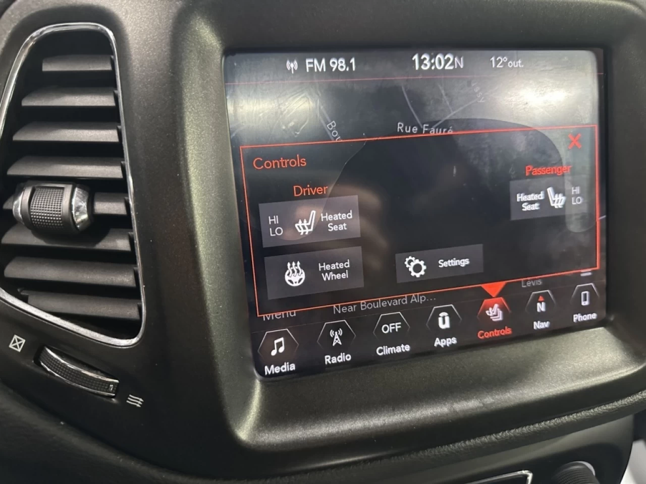 2018 Jeep Compass Trailhawk 4X4 CUIR TOIT GPS SEULEMENT 120 200KM Image principale